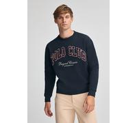 Sweatshirt marineblau im Loose Fit Established 2012 Polo Club M