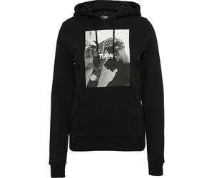 Sweatshirt MERCHCODE "Merchcode Damen Ladies 2Pac F*ck The World Hoody", Damen, Gr. 5XL, schwarz, 65% Baumwolle, 35% Polyester, unifarben, Sweatshirts Sweatshirt (93612304-5XL) schwarz