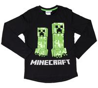 Sweatshirt Minecraft schwarz/grün Größe 116