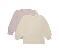 Sweatshirt MINYMO "Rundhalspullover MISweatshirt", Mädchen, Gr. 92, lila (violet ice), Obermaterial: 60% Baumwolle CO. 40% Polyester PES., Blusen Sweatshirt (32015118-92) violet ice