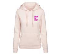 Sweatshirt MISTERTEE "MisterTee Damen Ladies Waiting For Friday Hoody", Damen, Gr. L, pink, 65% Baumwolle, 35% Polyester, bedruckt, Sweatshirts Sweatshirt (14726861-L) pink