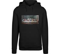 Sweatshirt MISTERTEE "MisterTee Herren Can't Hang With Us Hoody", Herren, Gr. L, schwarz, 65% Baumwolle, 35% Polyester, unifarben, Rundhals, Sweatshirts Sweatshirt (57673604-L) schwarz