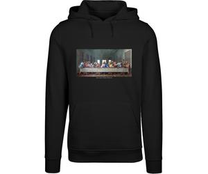 Sweatshirt MISTERTEE "MisterTee Herren Can't Hang With Us Hoody", Herren, Gr. L, schwarz, 65% Baumwolle, 35% Polyester, unifarben, Rundhals, Sweatshirts Sweatshirt (57673604-L) schwarz