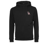 Sweatshirt MISTERTEE "MisterTee Herren LA Hoody", Herren, Gr. L, schwarz, 65% Baumwolle, 35% Polyester, bedruckt, Sweatshirts Sweatshirt (74468218-L) schwarz