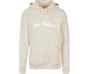 Sweatshirt MISTERTEE "MisterTee Herren Los Angeles Wording Hoody", Herren, Gr. XL, sandweiß, 65% Baumwolle, 35% Polyester, unifarben, Sweatshirts Sweatshirt (57076350-XL) sandweiß