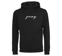 Mister Tee Herren Sweatshirt 'Pray' schwarz / weiß, Größe XS, 5292355 Schwarz / Weiß XS