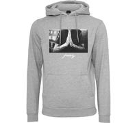 Sweatshirt MISTERTEE "MisterTee Herren Pray Hoody", Herren, Gr. 4XL, erdgrau, 65% Baumwolle, 35% Polyester, unifarben, Sweatshirts Sweatshirt (54124159-4XL) erdgrau