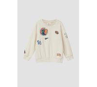 Sweatshirt mit 3D-Prints und Stickerei-Details 104/110 Beige 2170063.8001.104_110