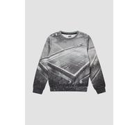 Sweatshirt mit All-over-Print 134/140 schwarz|grau 2170472.99D1.134_140