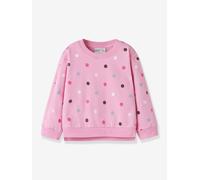 Sweatshirt mit Allover-Print Mädchen name it bonbon rosa Gr. 92/98