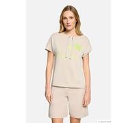 Sweatshirt mit Aufdruck Patch Beige/Green 48