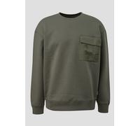 Sweatshirt mit Brusttasche S Grün 2171910.7981.S