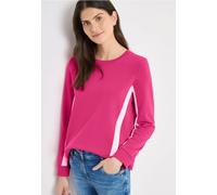 Cecil Damen Sweatshirt mit Colorblock Details in Pink, Gr: XL