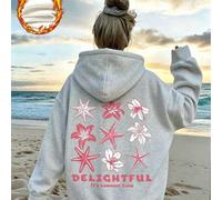 Sweatshirt mit doppelseitigem 3D-Katzen-Muster im Ripped-Paper-Look, realistischer Distressed-Muster mit süßem Haustier, weiches, heilendes Lässig-Pul
