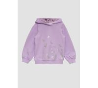 Sweatshirt mit Glitzer-Print 116/122 lila 2154624.4725.116_122
