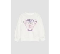 Sweatshirt mit Glitzerprint 104/110 creme 2149391.0210.104_110