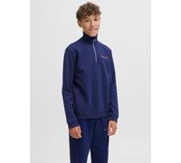 Sweatshirt Mit Halbem Reißverschluss Boys 128 Blau
