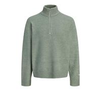 Sweatshirt Mit Halbem Reißverschluss XXL Grün