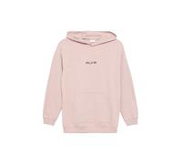 Unisex Kapuzen-Sweatshirt mit Känguru-Tasche und Frontprint 170/176 Rosa