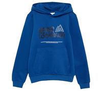Kapuzen-Sweatshirt mit Frontprint 158/164 blau