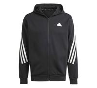 Sweatshirt mit Kapuze, die vollständig mit einem 3-Streifen-Reißverschluss versehen ist adidas Future Icons Schwarz XL