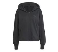 Kapuzensweatshirt ADIDAS SPORTSWEAR "W ALL SZN FT FZ", Damen, Gr. XS, schwarz, Obermaterial: 100% Baumwolle, Sweatshirts (15283022-XS) schwarz