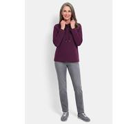 Sweatshirt mit Kordeln lila 38