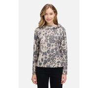 Sweatshirt BETTY BARCLAY "Damen Sweatshirt mit Kragen", Damen, Gr. 48, beige (beige, taupe), Obermaterial: 65% Polyester, 30% Viskose, 5% Elasthan., gerade normal, Sweatshirts (72897045-48) beige, tau