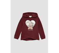 Sweatshirt mit Metallic-Print 92/98 Rosa