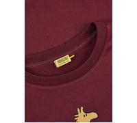 Sweatshirt mit Peanuts-Motiv rot - Gr. - m