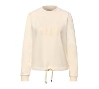 Sweatshirt mit Print Beige 44