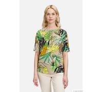 Sweatshirt mit Rippenstruktur Green /Khaki 40