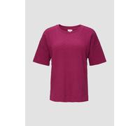 Sweatshirt mit Rundhalsausschnitt und strukturierter Oberfläche 44 Rosa 2152508.4482.44