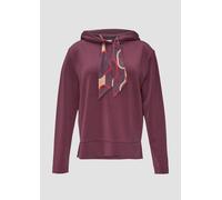 Sweatshirt mit Satinfutter in der Kapuze 34 lila 2151939.4907.34