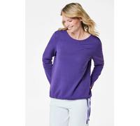Sweatshirt mit Saum-Tunnelzug lila 38