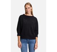 Sweatshirt BETTY BARCLAY "Betty Barclay Damen Sweatshirt mit Stehkragen", Damen, Gr. 36, schwarz, Steppware, Obermaterial: 48% Viskose, 47% Polyester, 5% Elasthan., modisch, figurumspielend normal, La