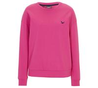 Sweatshirt BONPRIX "Sweatshirt mit Stickerei", Damen, Gr. 48/50 (XL), rosa (magnolienpink), Sweatware, Obermaterial: 60% Baumwolle, 40% Polyester, bestickt, unifarben, lässig geschnitten hüftbedeckend