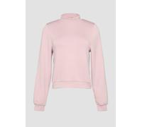 Sweatshirt mit Strickkragen aus Viskosemix S Rosa 2149117.4056.S