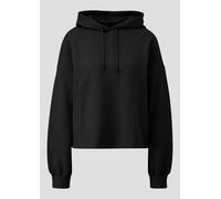 Sweatshirt mit Strukturmuster und Kapuze L schwarz 2170478.9999.L