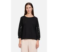 Sweatshirt mit Trompetenärmeln Schwarz 42