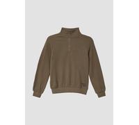 Sweatshirt mit Troyer-Kragen 158/164 braun 2170468.8917.158_164