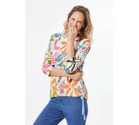 Sweatshirt mit U-Boot-Ausschnitt bunt 25