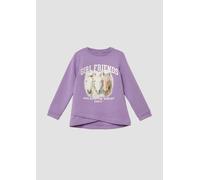 Sweatshirt mit überlappendem Saum und kuscheliger Innenseite 140 lila 2170293.4670.140