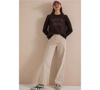 Sweatshirt mit Wording Artwork