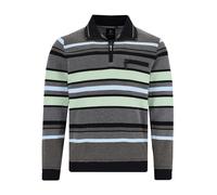 Sweatshirt mit Zweitonringel allover