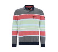 Sweatshirt mit Zweitonringel allover