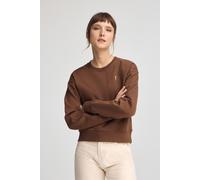 Sweatshirt mokka im Boxy Fit mit Rigby Go-Logo XL