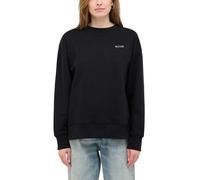 Sweatshirt MUSTANG "Damen Style Burley", Damen, Gr. L, schwarz, 100% Baumwolle, regular fit, Rundhals, Sweatshirts (83101750-L) schwarz