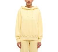 Sweatshirt MUSTANG "Damen Style Lea", Damen, Gr. M, hellgelb, 100% Baumwolle, relaxed fit, Sweatshirts Sweatshirt (41122902-M) hellgelb