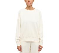 Sweatshirt MUSTANG "Damen Style Mala", Damen, Gr. M, sanftes weiß, 100% Baumwolle, regular fit, Sweatshirts Sweatshirt (45373921-M) sanftes weiß